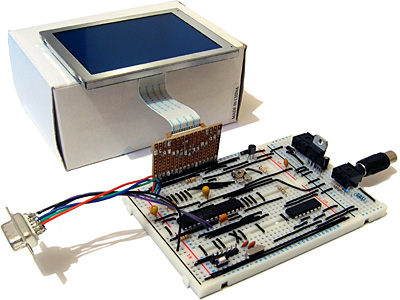 dsPIC33 VDC on a breadboard