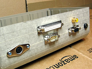 Completed rear panel