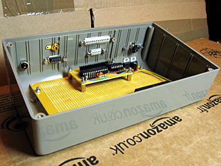 Rear panel as seen from the inside of the case