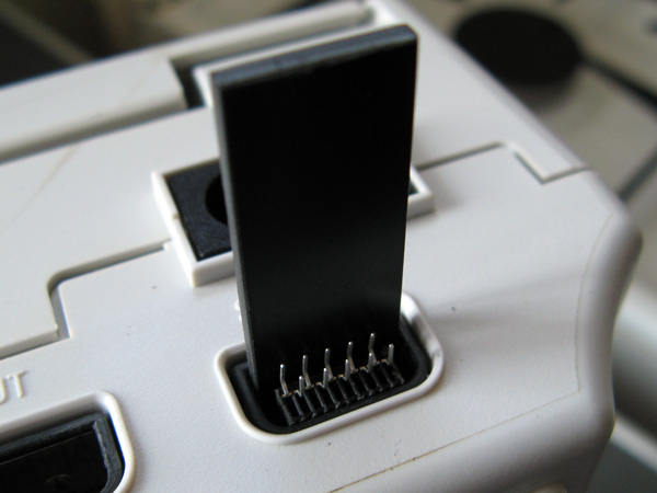 Test fit of the connector and support piece