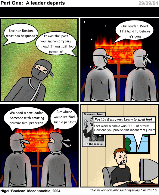 A leader departs: part 1