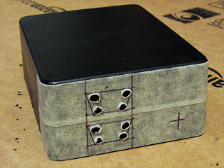 VGA socket holes drilled out