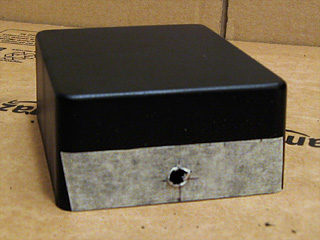 Hole for the LCD glasses socket cut
