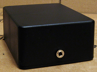 3.5mm stereo jack socket for the LCD glasses installed