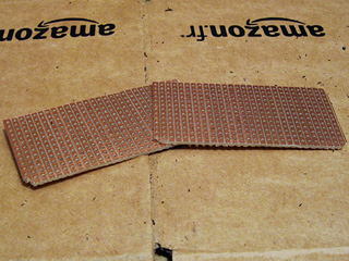 Stripboard cut to fit