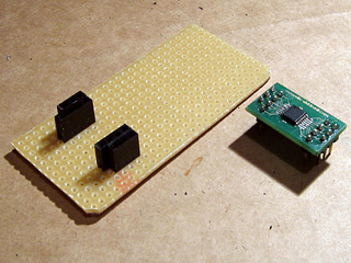 Video amplifier socket soldered in place