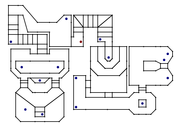 Map of the demo world