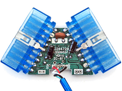 Top of the adaptor's PCB